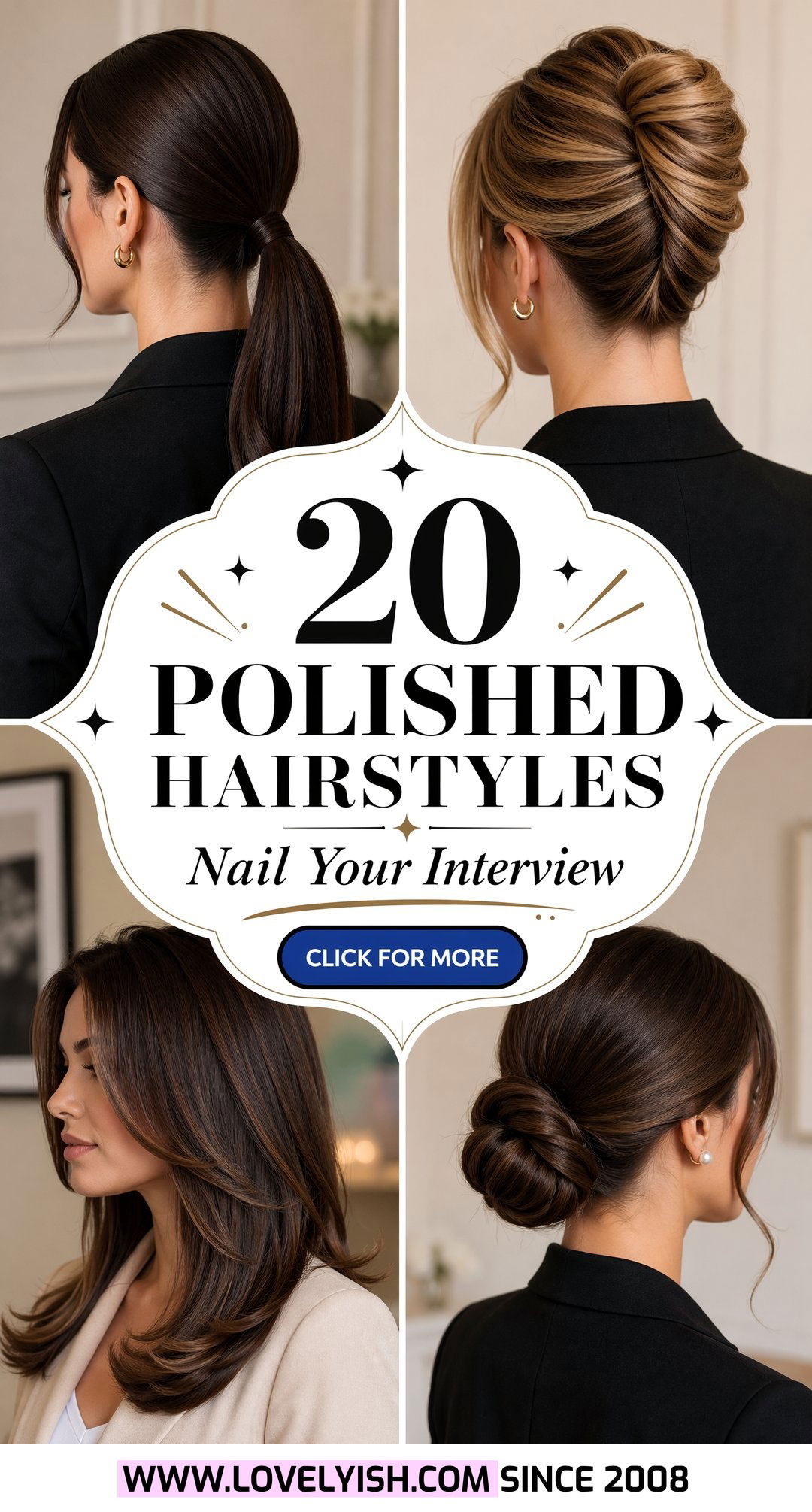 20 Polished Hairstyle Ideas to Ace Your Next Job Interview - 20 Polished Hairstyle Ideas to Ace Your Next Job Interview
