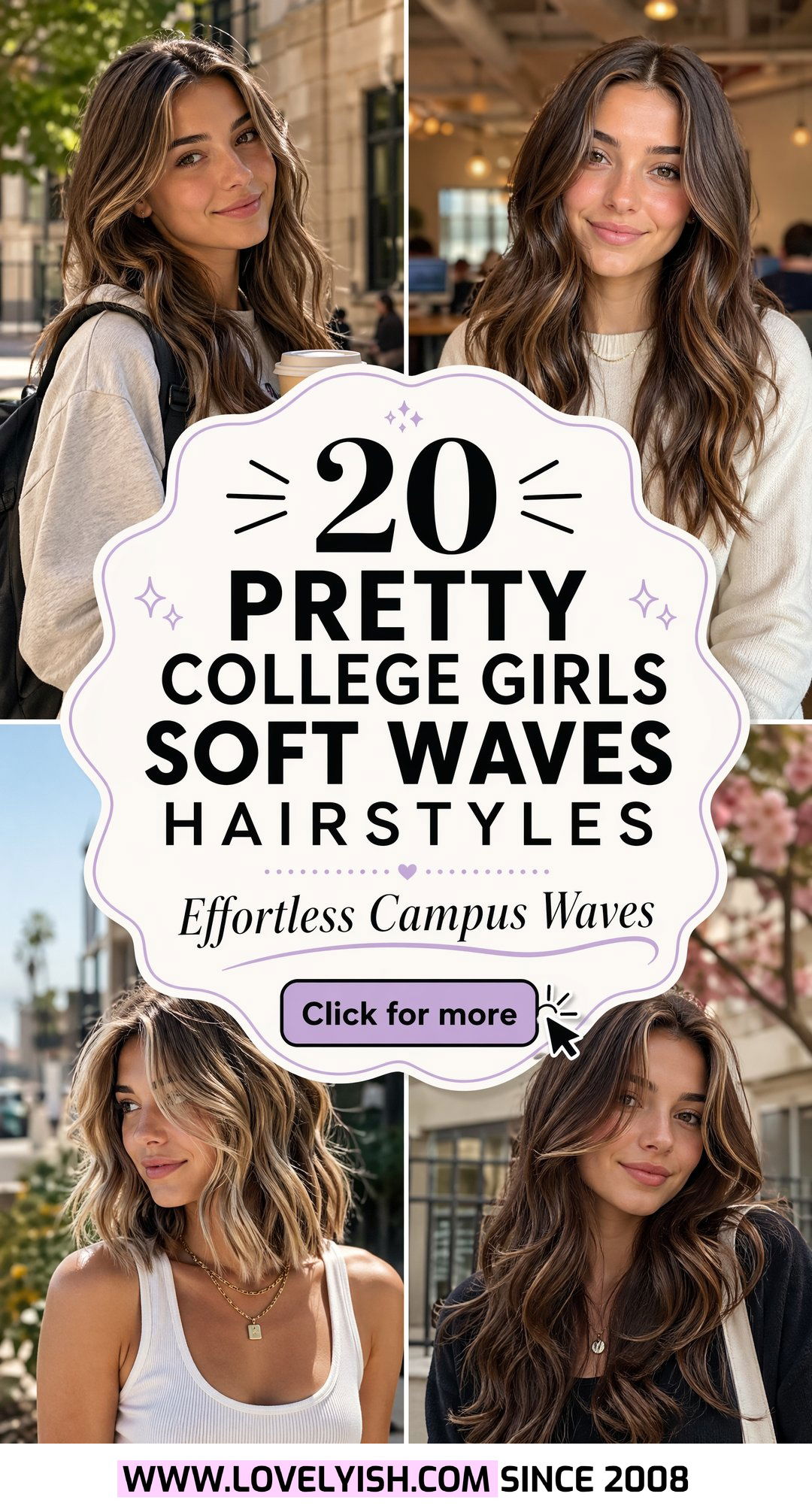 20 Pretty College Girls Soft Waves Hairstyle Ideas to Try - 20 Pretty College Girls Soft Waves Hairstyle Ideas to Try