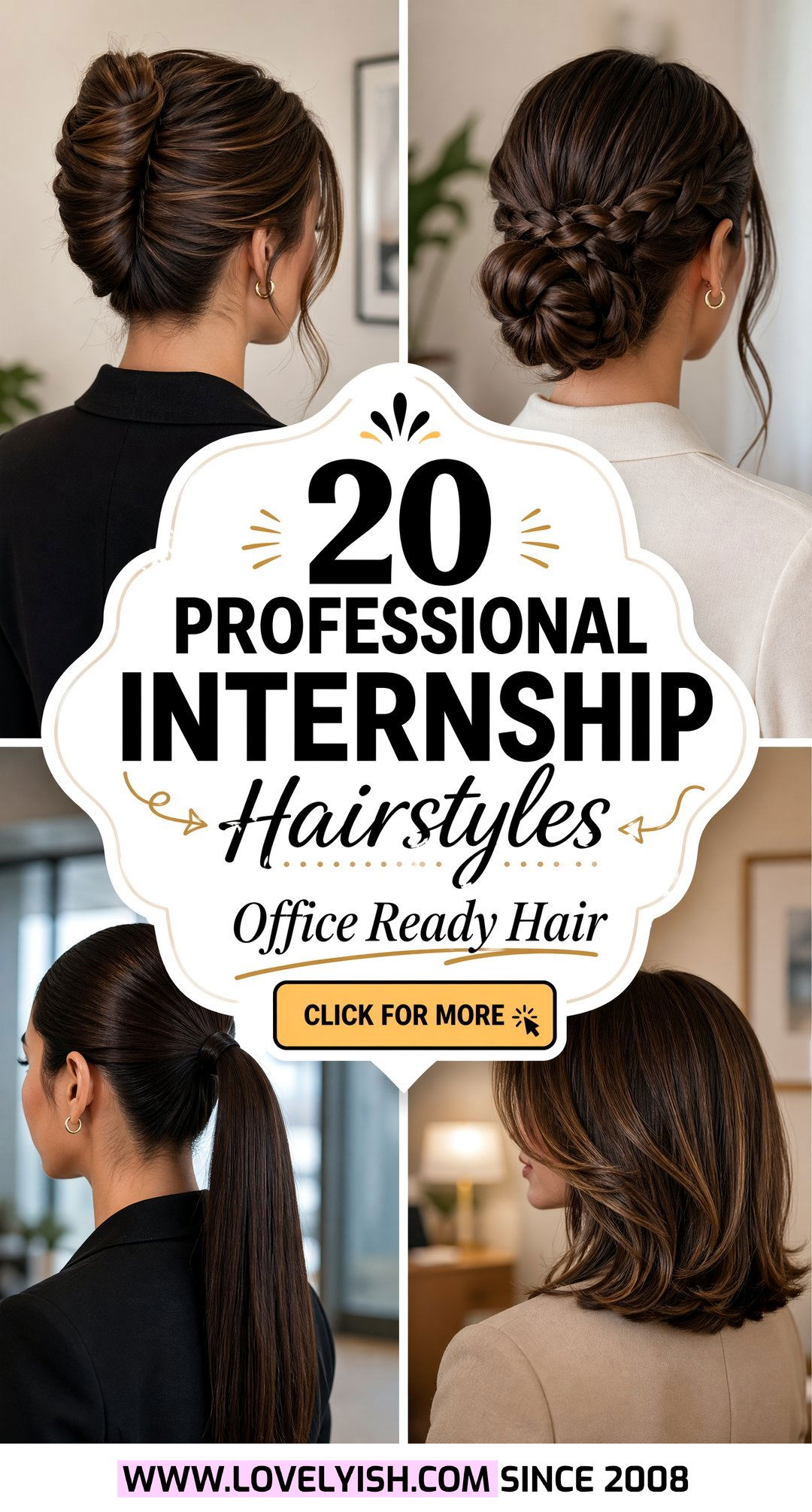 20 Professional Internship Hairstyles for College Women - 20 Professional Internship Hairstyles for College Women