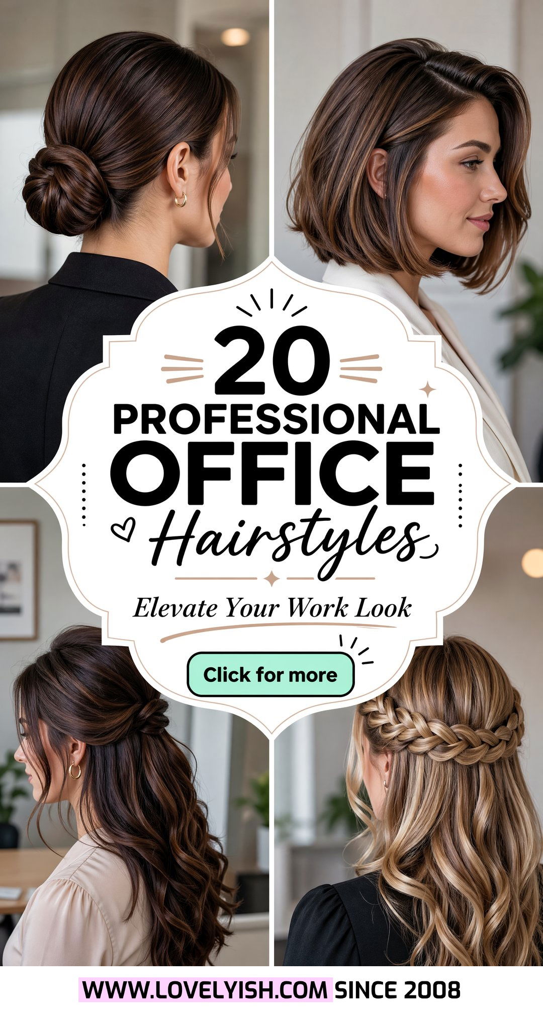 20 Professional Office Hairstyle Ideas for Thin Fine Hair - 20 Professional Office Hairstyle Ideas for Thin Fine Hair