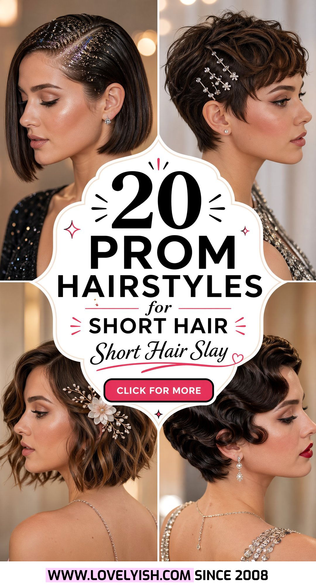 20 Prom Hairstyles for Short Hair to Steal the Spotlight - 20 Prom Hairstyles for Short Hair to Steal the Spotlight