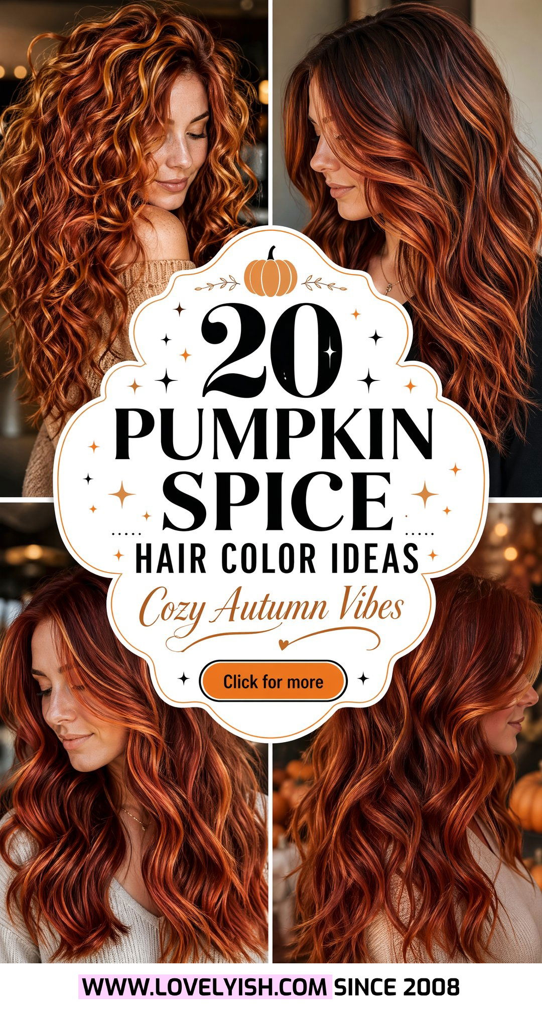 20 Pumpkin Spice Hair Color Ideas for a Cozy Autumn Vibe - 20 Pumpkin Spice Hair Color Ideas for a Cozy Autumn Vibe