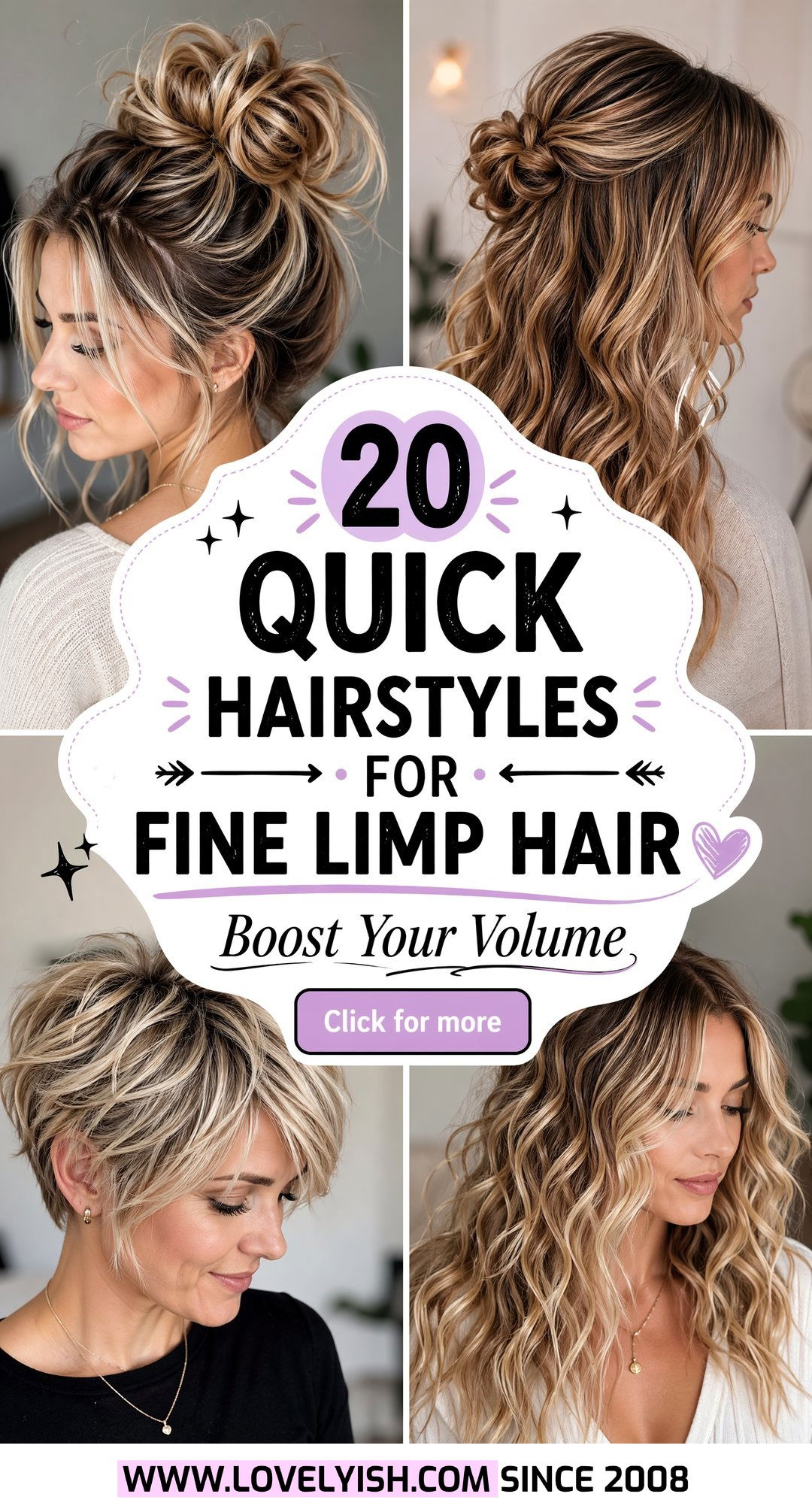 20 Quick Hairstyle for Fine Limp Hair to Add Volume Fast - 20 Quick Hairstyle for Fine Limp Hair to Add Volume Fast