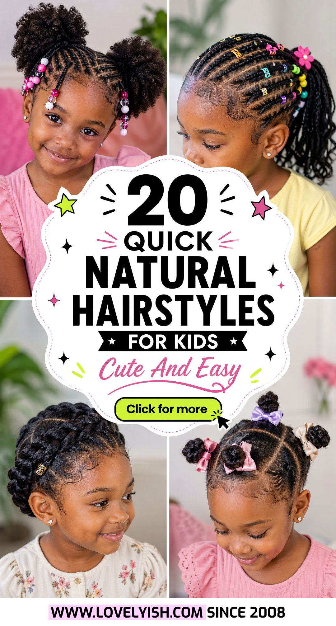 20 Quick Natural Hairstyles for Kids Easy and Cute Looks - 20 Quick Natural Hairstyles for Kids: Easy & Cute Looks