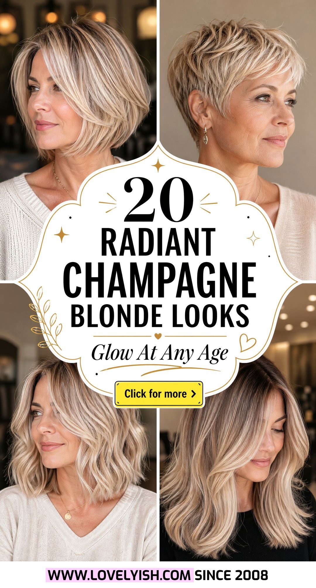 20 Radiant Champagne Blonde for Women Over 50 Looks Now - 20 Radiant Champagne Blonde for Women Over 50 Looks Now