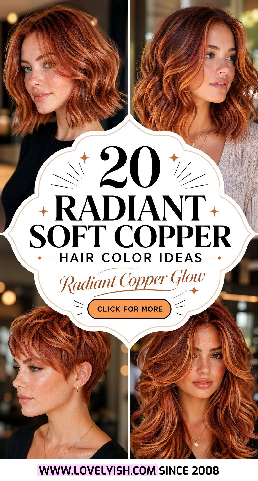 20 Radiant Soft Copper Hair Color Ideas for Mature Women - 20 Radiant Soft Copper Hair Color Ideas for Mature Women