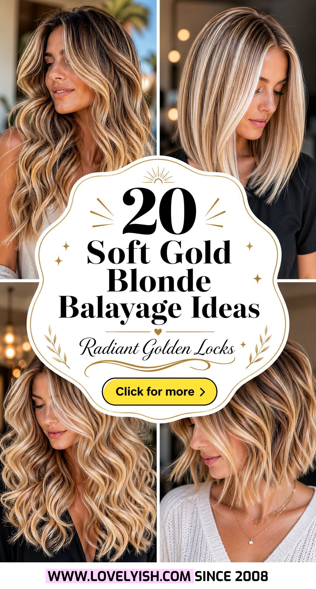 20 Radiant Soft Gold Blonde Balayage Ideas for a New Look - 20 Radiant Soft Gold Blonde Balayage Ideas for a New Look