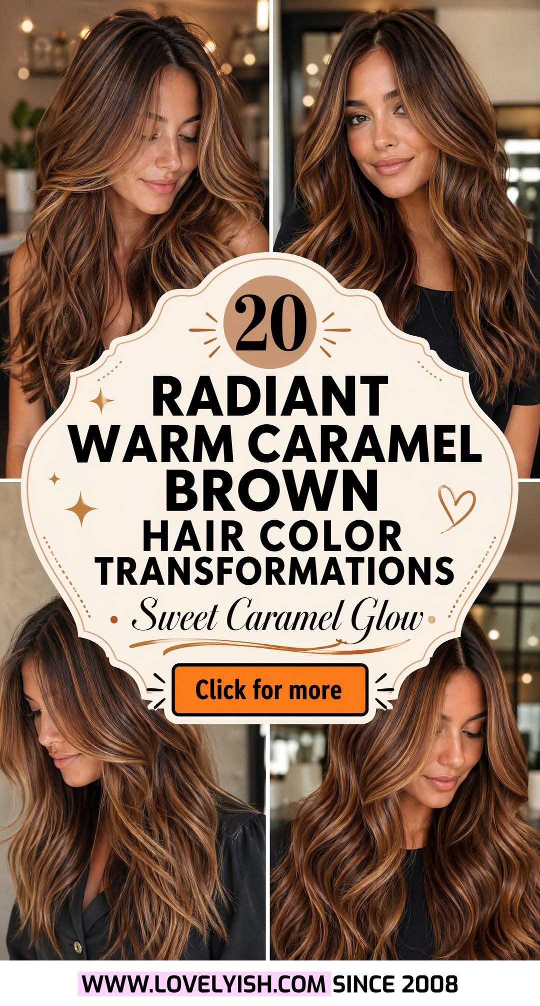 20 Radiant Warm Caramel Brown Hair Color Transformations - 20 Radiant Warm Caramel Brown Hair Color Transformations