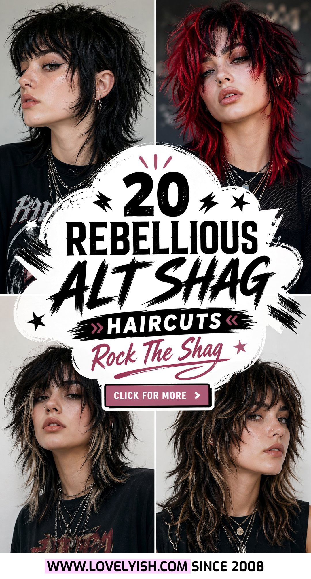 20 Rebellious Alt Shag Haircut Ideas for Women to Rock Now - 20 Rebellious Alt Shag Haircut Ideas for Women to Rock Now