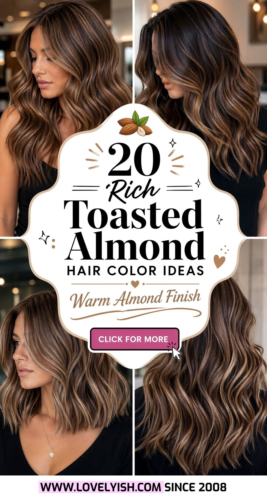 20 Rich Toasted Almond Hair Color Ideas for a Warm Finish - 20 Rich Toasted Almond Hair Color Ideas for a Warm Finish