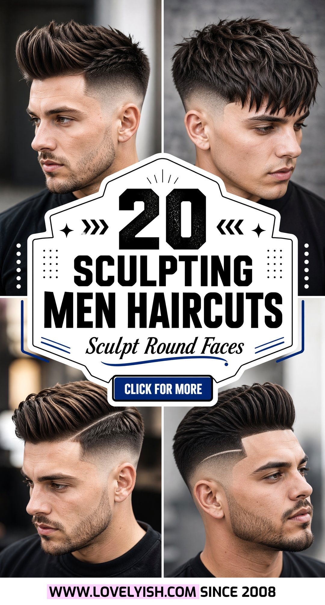 20 Sculpting Men Haircut Ideas For Round Face Shapes To Try - 20 Sculpting Men Haircut Ideas For Round Face Shapes To Try