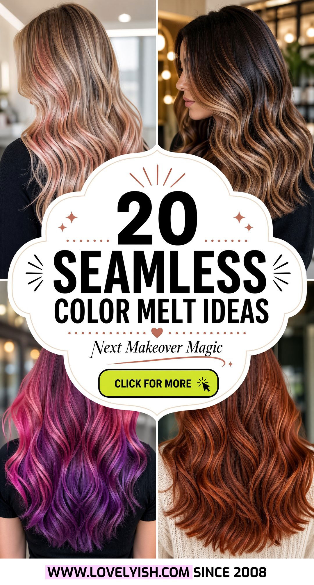 20 Seamless Color Melt Hair Ideas for Your Next Makeover - 20 Seamless Color Melt Hair Ideas for Your Next Makeover