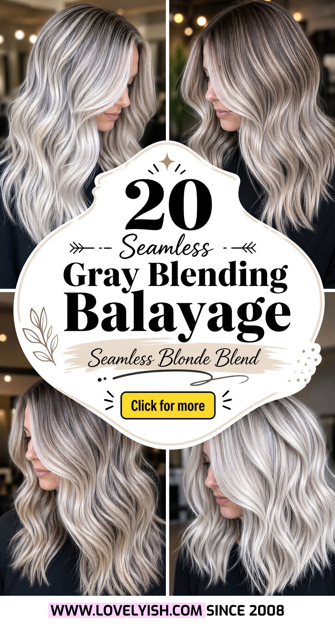 20 Seamless Gray Blending Balayage For Blondes To Try Now - 20 Seamless Gray Blending Balayage For Blondes To Try Now