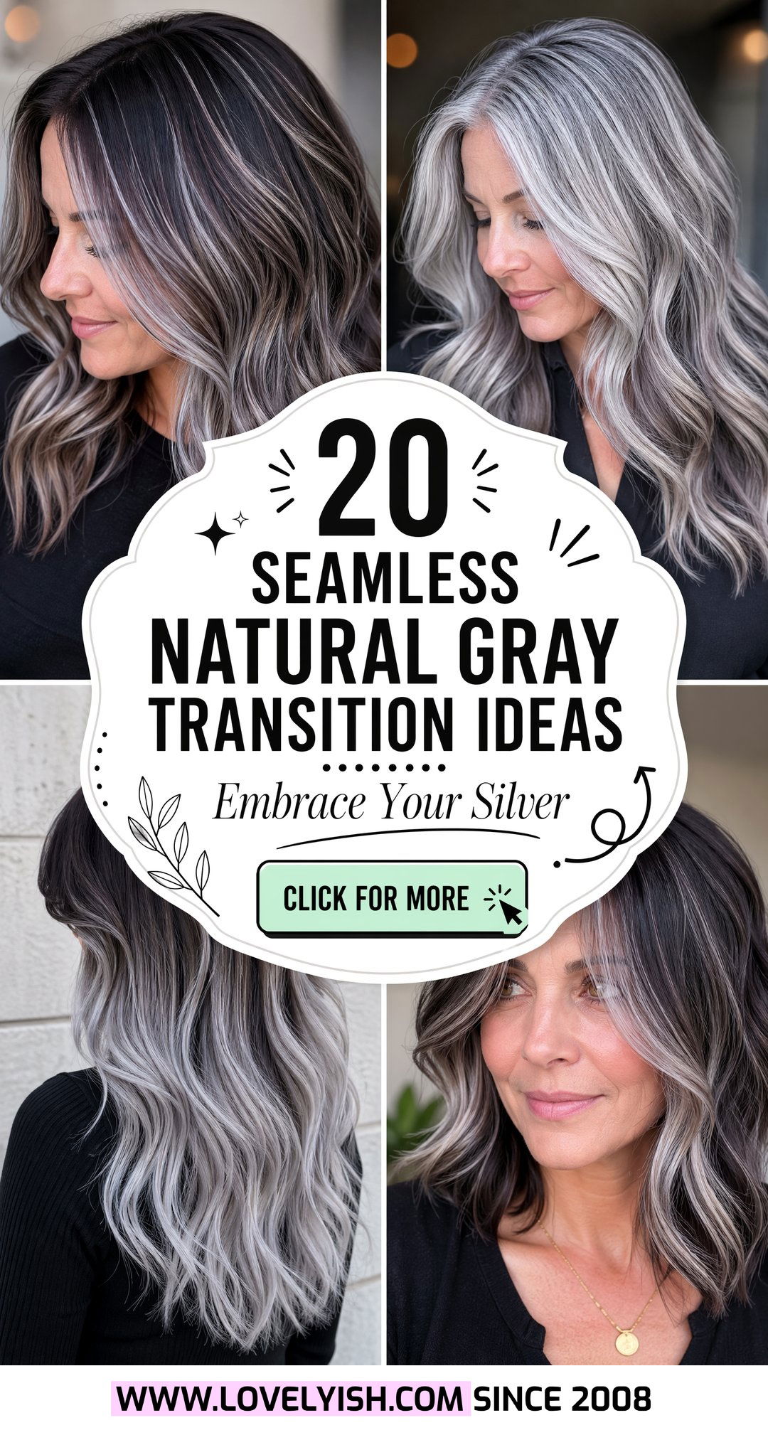 20 Seamless Natural Gray Transition with Babylights Ideas - 20 Seamless Natural Gray Transition with Babylights Ideas