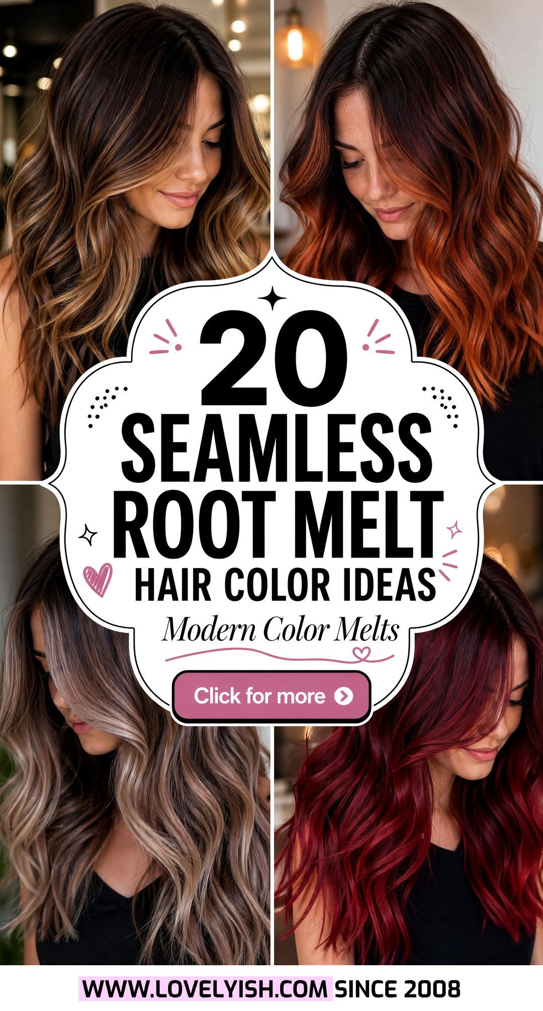 20 Seamless Root Melt Hair Color Ideas for a Modern Look - 20 Seamless Root Melt Hair Color Ideas for a Modern Look
