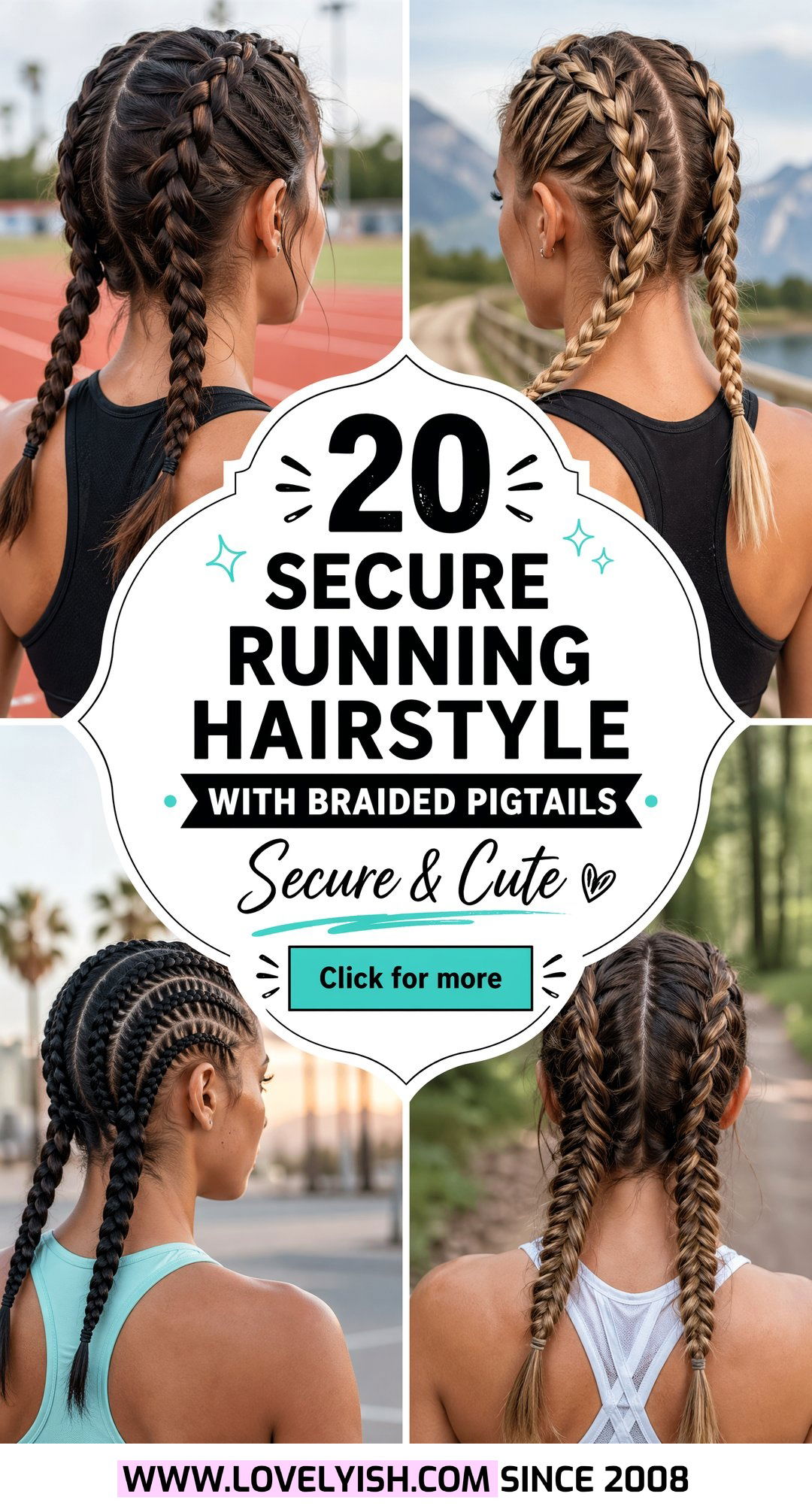 20 Secure Running Hairstyle with Braided Pigtails to Try - 20 Secure Running Hairstyle with Braided Pigtails to Try