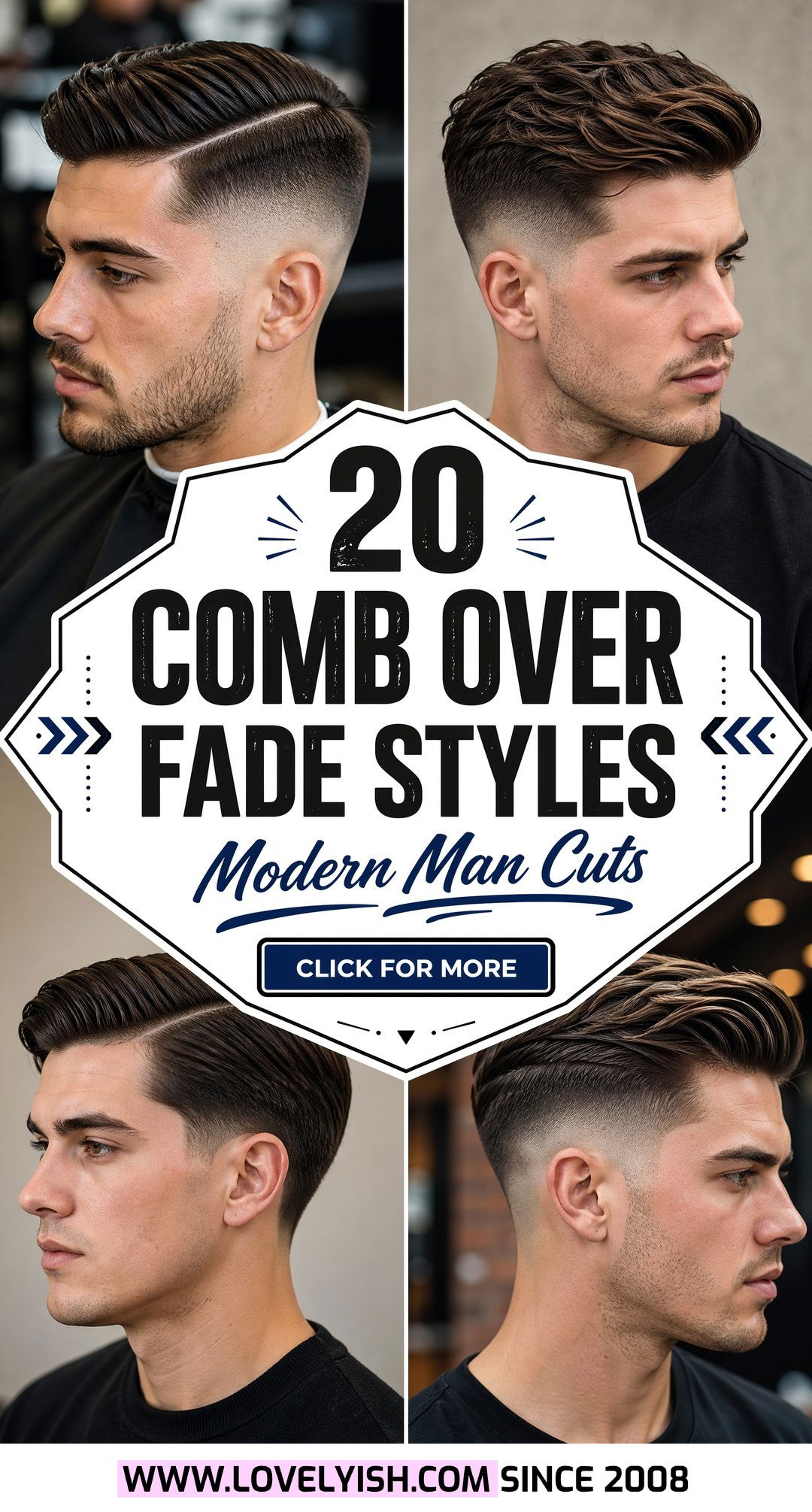 20 Sharp Comb Over Fade Haircut Styles for the Modern Man - 20 Sharp Comb Over Fade Haircut Styles for the Modern Man