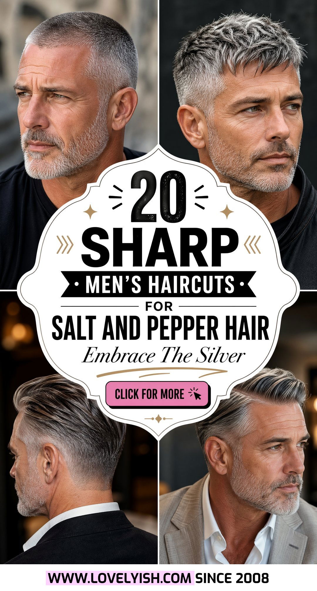 20 Sharp Mens Haircut for Salt and Pepper Hair Ideas Now - 20 Sharp Men’s Haircut for Salt and Pepper Hair Ideas Now