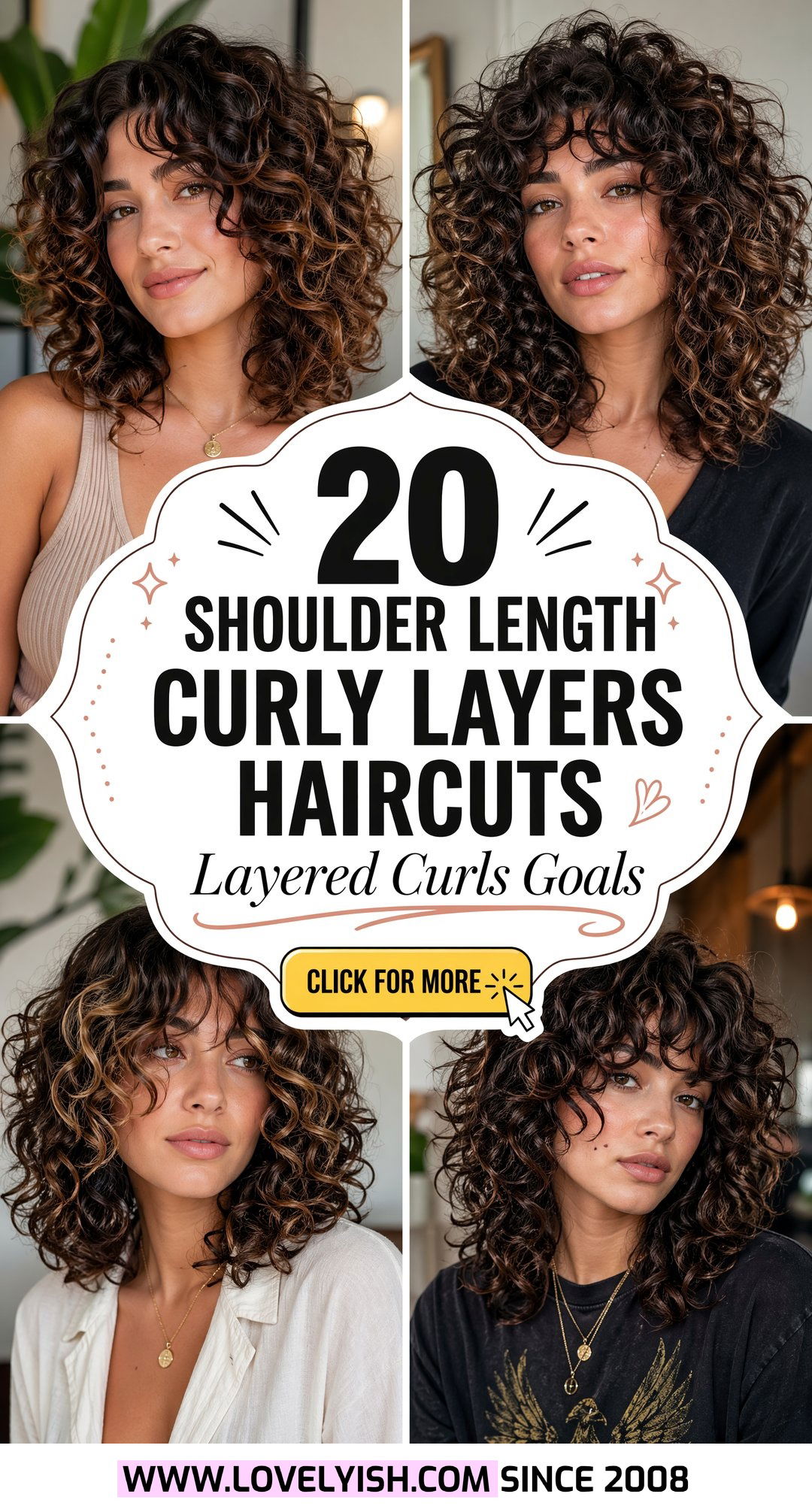 20 Shoulder Length Curly Layers Haircut Ideas to Try Now - 20 Shoulder Length Curly Layers Haircut Ideas to Try Now
