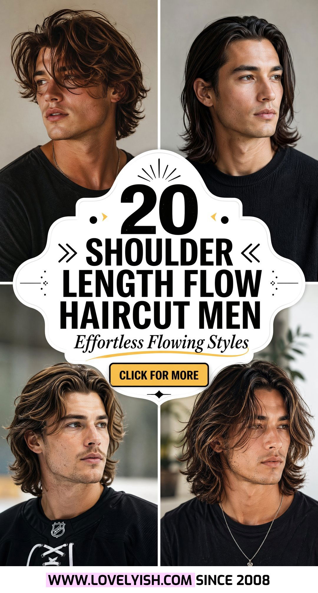 20 Shoulder Length Flow Haircut Men Effortless and Stylish - 20 Shoulder Length Flow Haircut Men: Effortless & Stylish