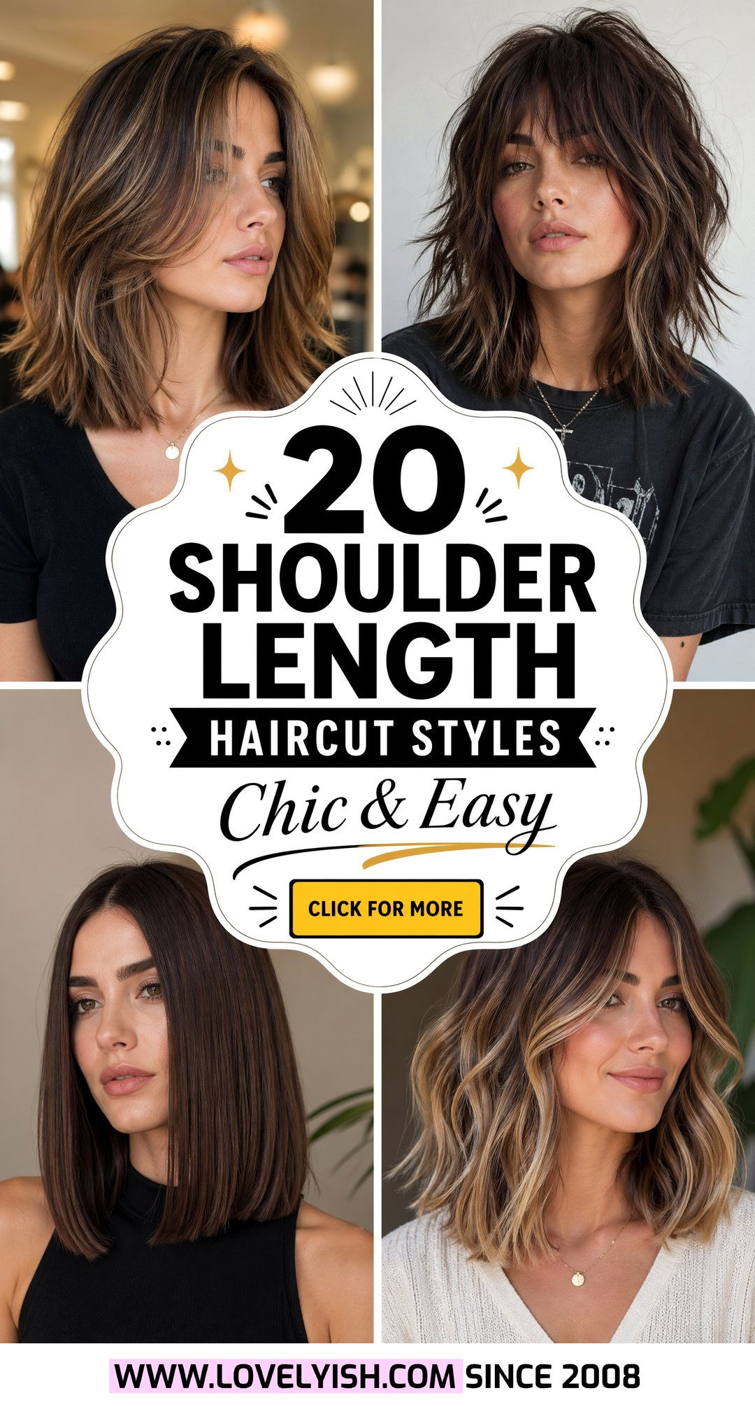20 Shoulder Length Haircut for Moms Chic and Easy Styles - 20 Shoulder Length Haircut for Moms: Chic & Easy Styles