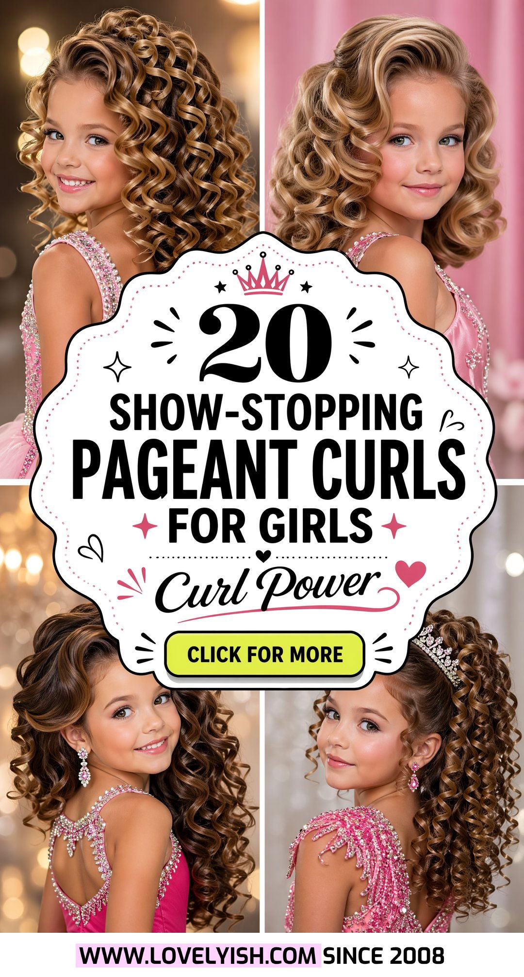 20 Show-Stopping Pageant Curls for Girls to Win the Crown - 20 Show-Stopping Pageant Curls for Girls to Win the Crown