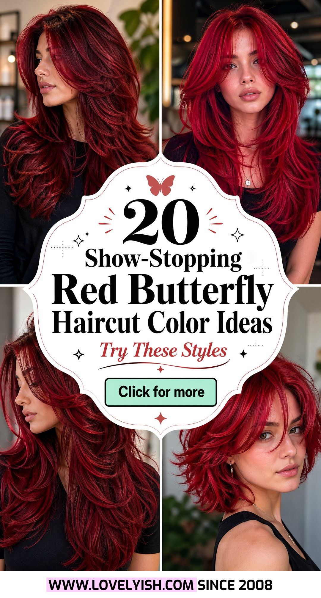 20 Show-Stopping Red Butterfly Haircut Color Ideas to Try - 20 Show-Stopping Red Butterfly Haircut Color Ideas to Try