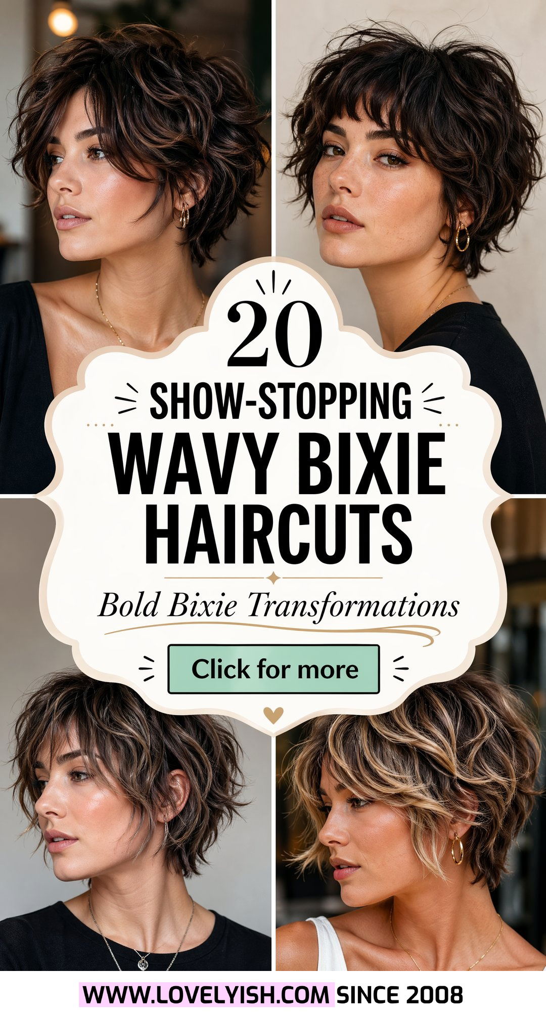 20 Show-Stopping Wavy Bixie Haircut Ideas for Thick Hair - 20 Show-Stopping Wavy Bixie Haircut Ideas for Thick Hair