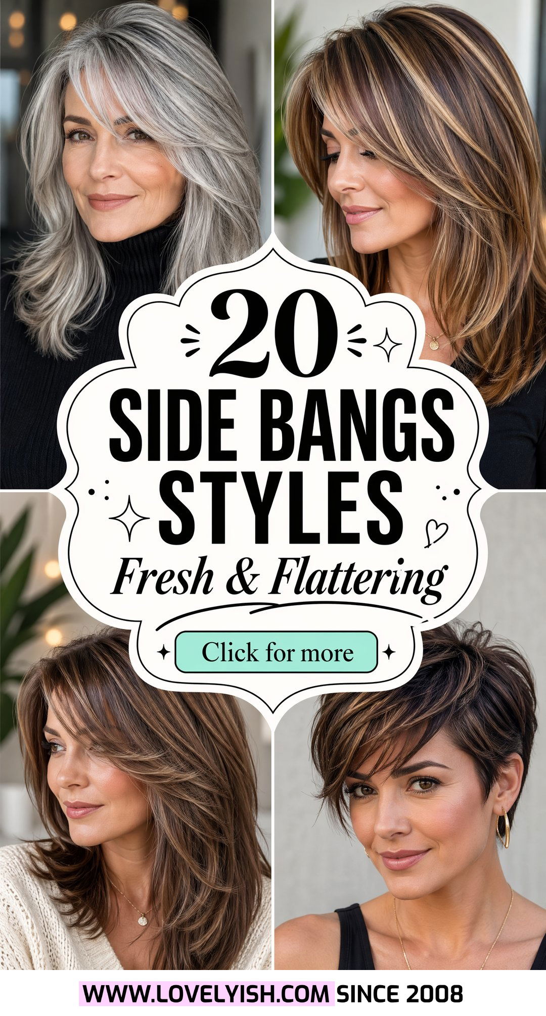 20 Side Bangs for Older Women Flattering and Fresh Styles - 20 Side Bangs for Older Women: Flattering & Fresh Styles