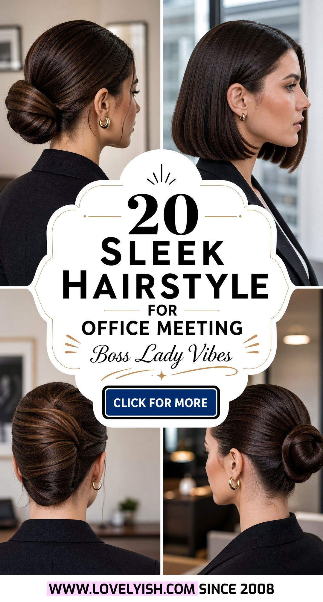 20 Sleek Hairstyle for Office Meeting Polished and Professional - 20 Sleek Hairstyle for Office Meeting: Polished & Professional