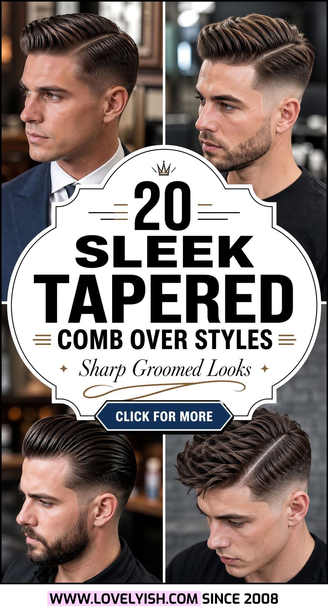 20 Sleek Tapered Comb Over for Men Styles You Need to Try - 20 Sleek Tapered Comb Over for Men Styles You Need to Try