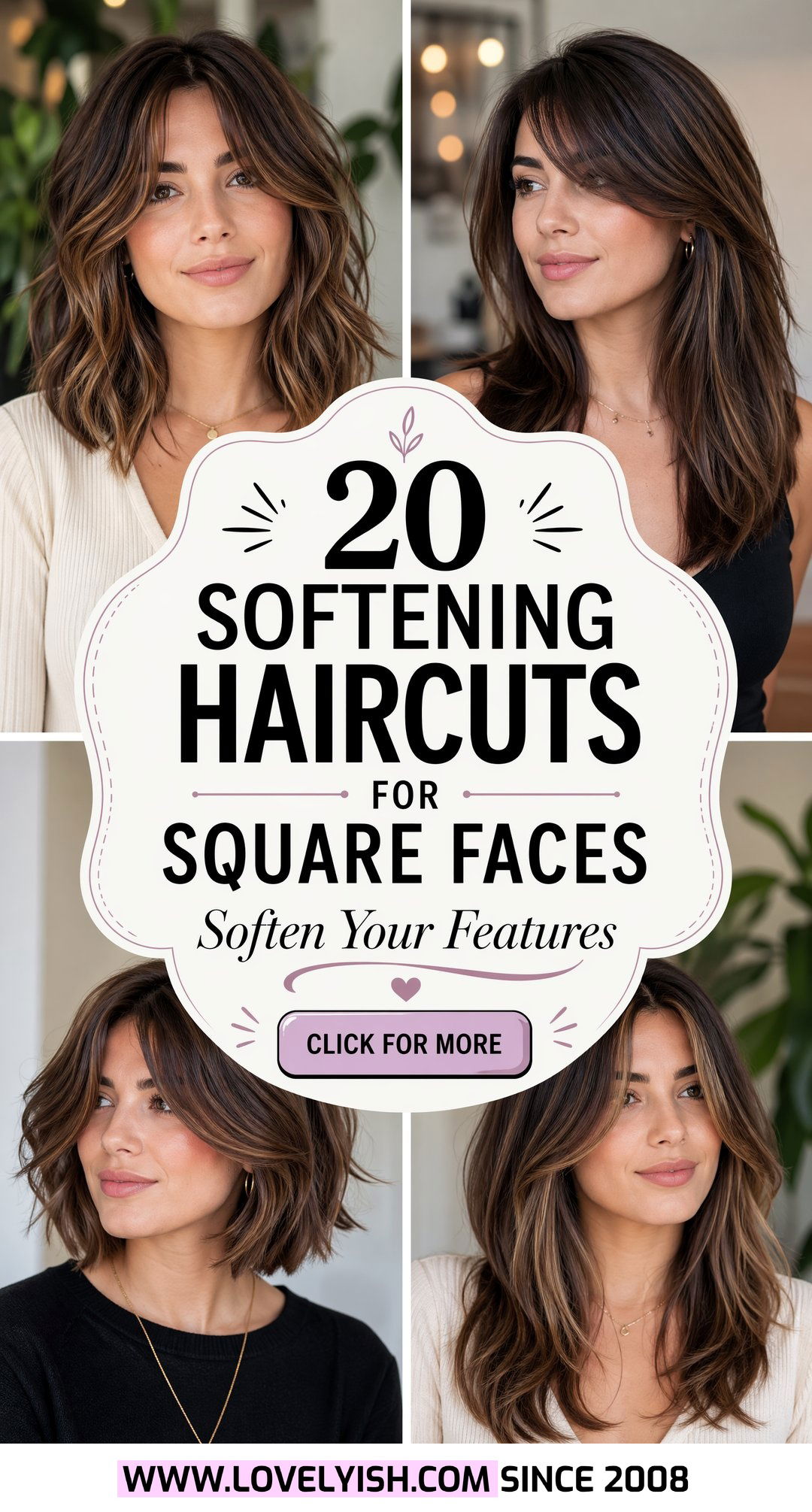 20 Softening Haircuts for Square Face Shape to Try Today - 20 Softening Haircuts for Square Face Shape to Try Today