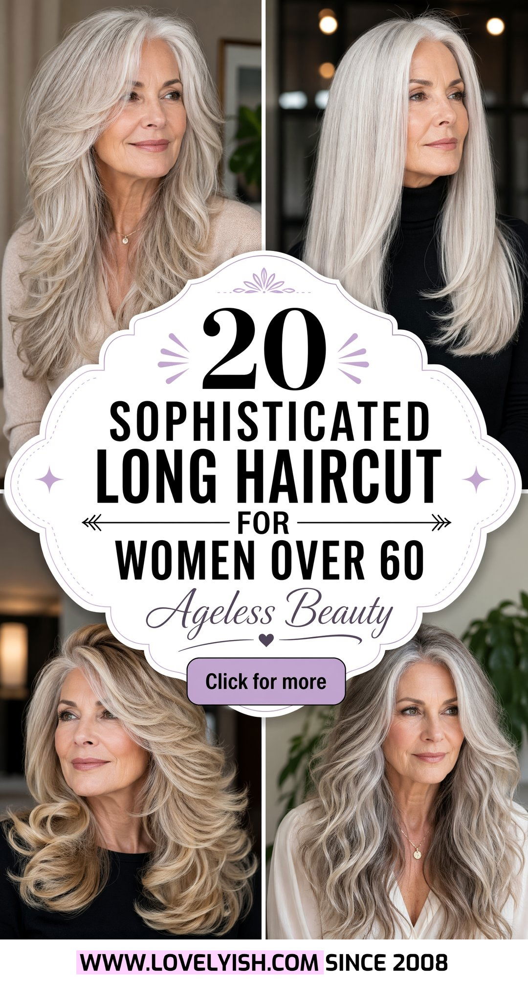 20 Sophisticated Long Haircut for Women Over 60 to Try Now - 20 Sophisticated Long Haircut for Women Over 60 to Try Now