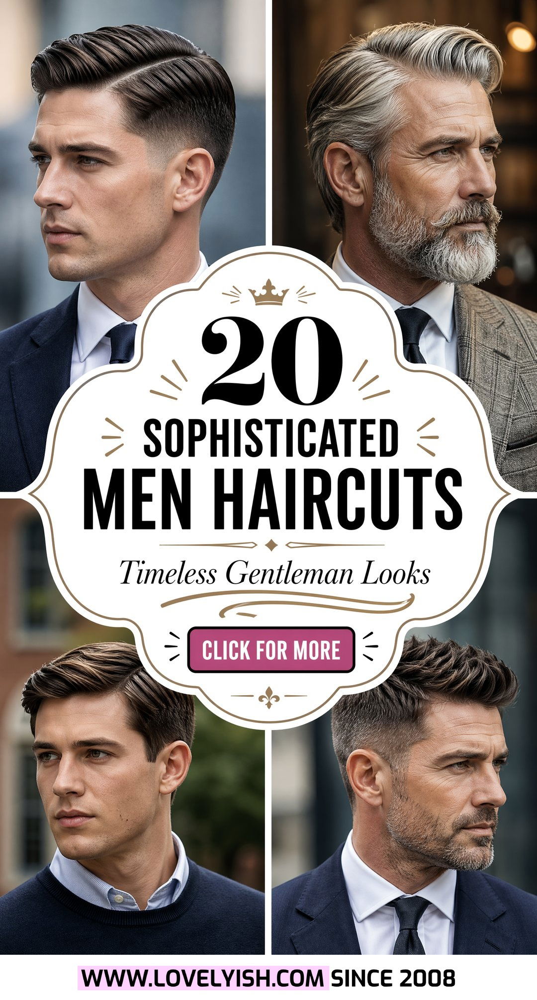 20 Sophisticated Men Haircut Ideas For Mature Style Looks - 20 Sophisticated Men Haircut Ideas For Mature Style Looks