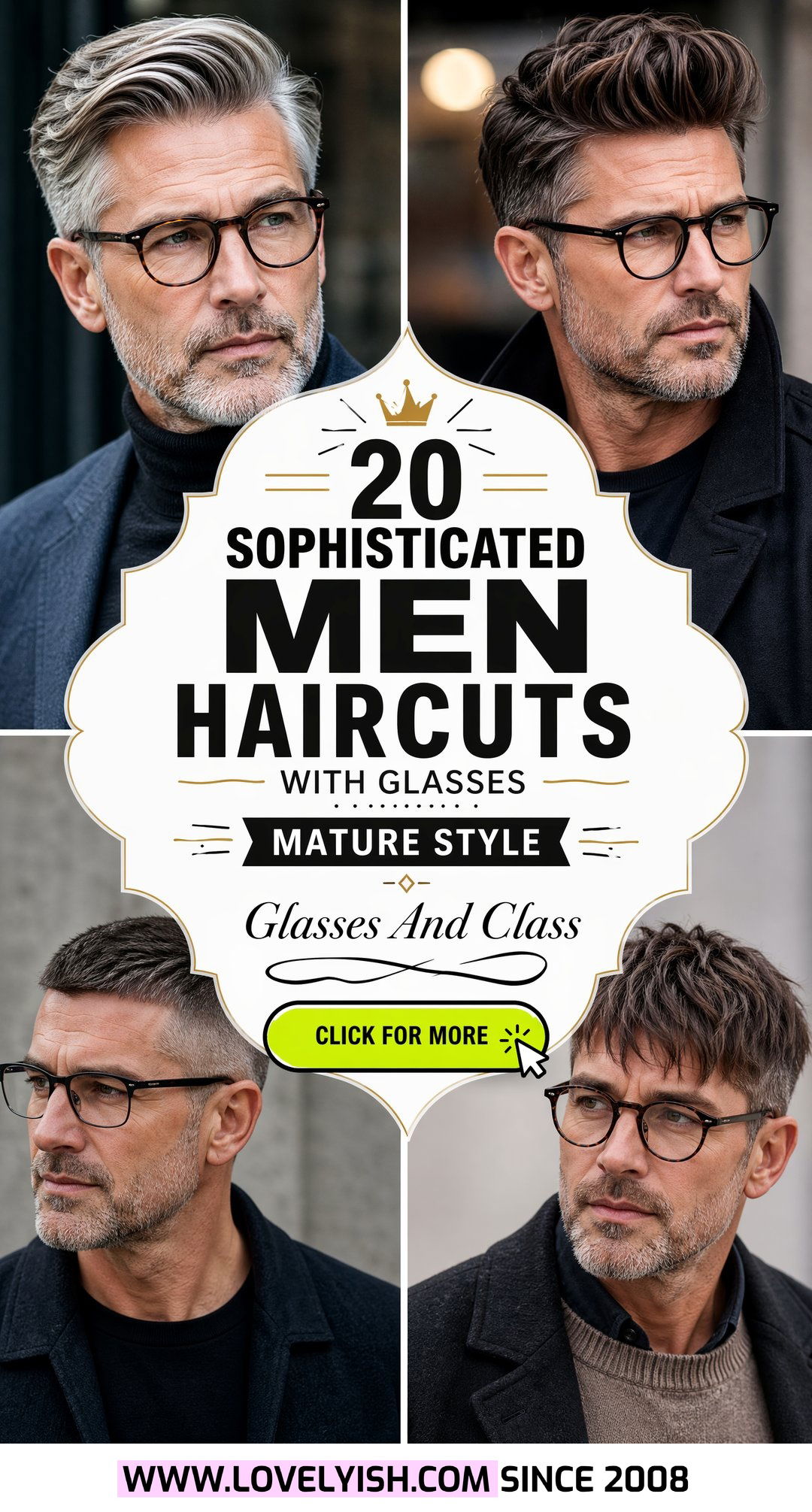 20 Sophisticated Men Haircut With Glasses Mature Style Ideas - 20 Sophisticated Men Haircut With Glasses Mature Style Ideas