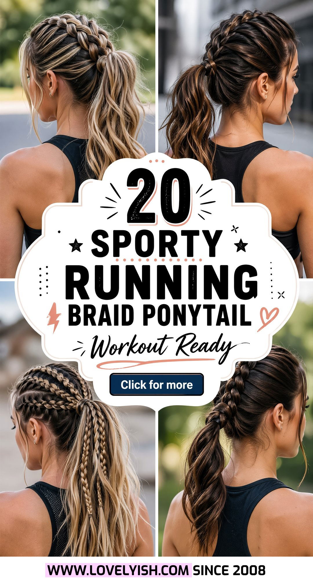 20 Sporty Running Braid Ponytail Styles for Your Workout - 20 Sporty Running Braid Ponytail Styles for Your Workout