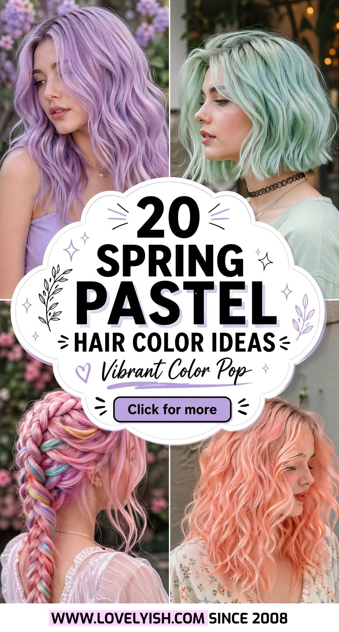 20 Spring Pastel Hair Color Ideas for a Vibrant New Look - 20 Spring Pastel Hair Color Ideas for a Vibrant New Look