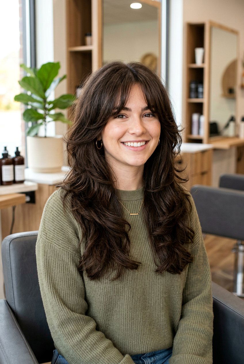 20 Step Haircut With Curtain Bangs For Thick Hair - 20 step haircut with curtain bangs - 20 step haircut with curtain bangs