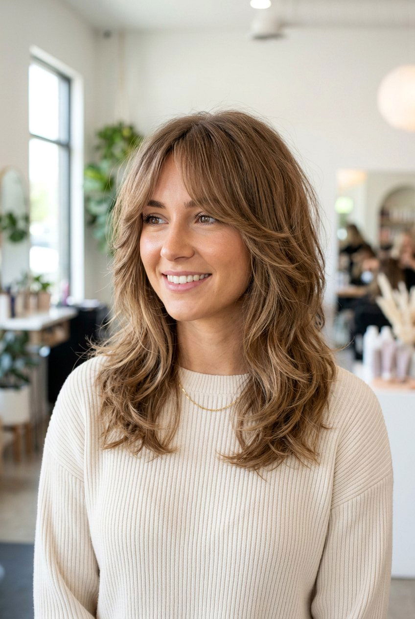 20 Step Haircut With Curtain Bangs For Thin Hair - 20 step haircut with curtain bangs - 20 step haircut with curtain bangs