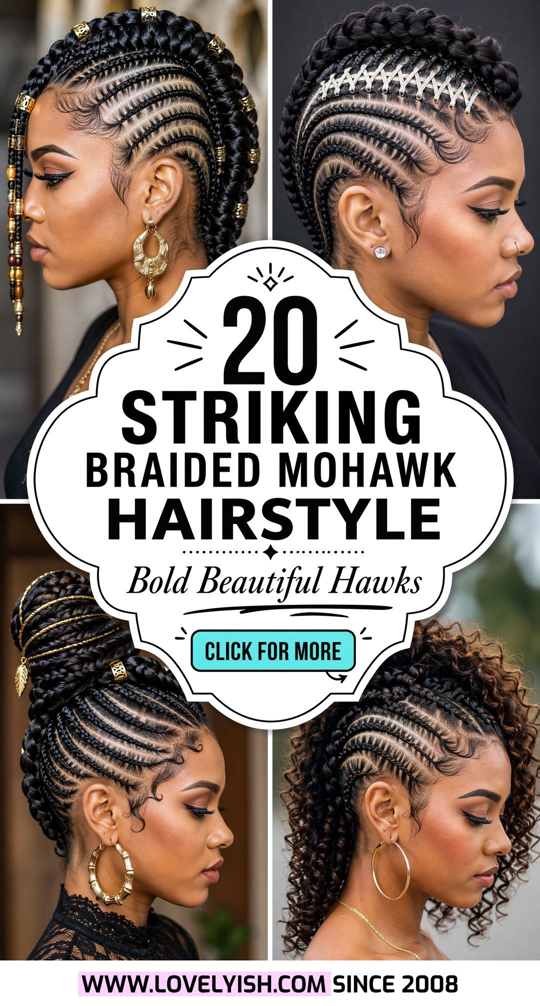 20 Striking Braided Mohawk Hairstyle For Women to Try Now - 20 Striking Braided Mohawk Hairstyle For Women to Try Now