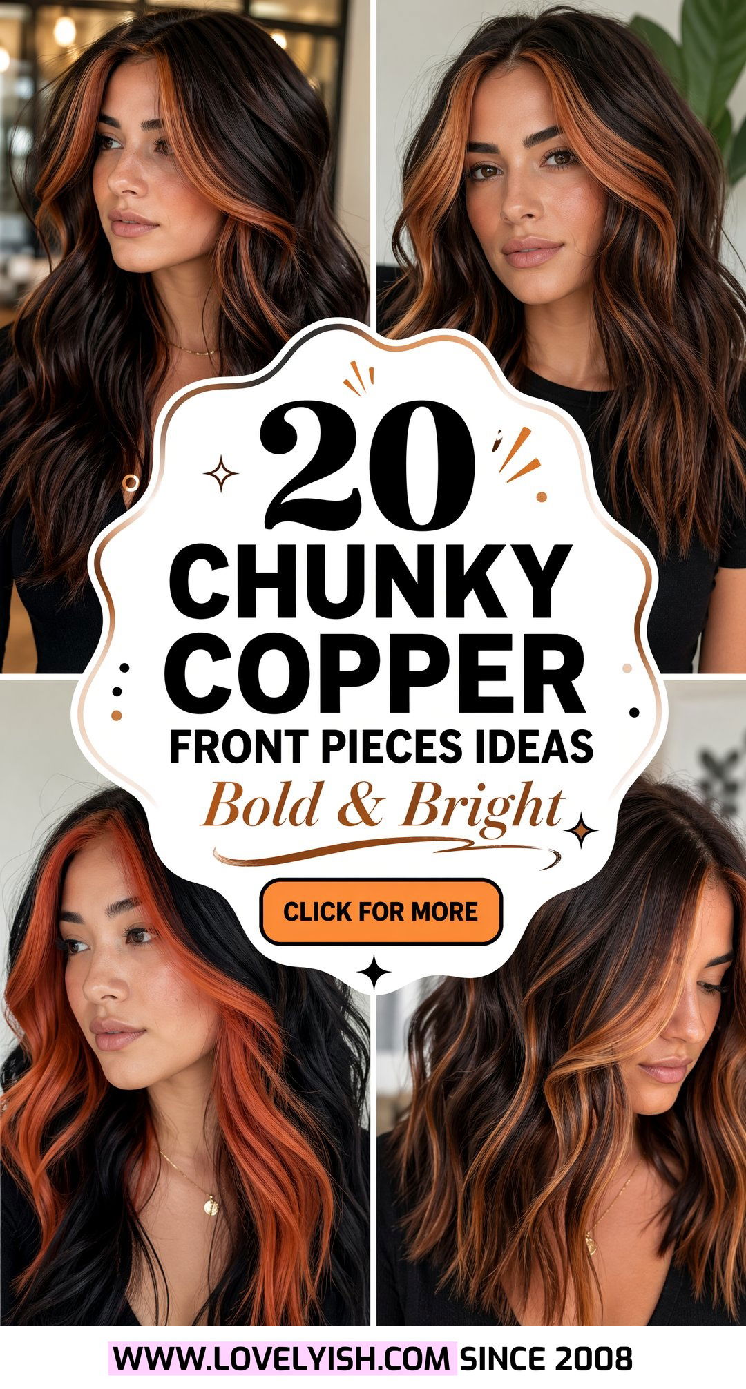 20 Striking Chunky Copper Front Pieces for a Bold Look - 20 Striking Chunky Copper Front Pieces for a Bold Look