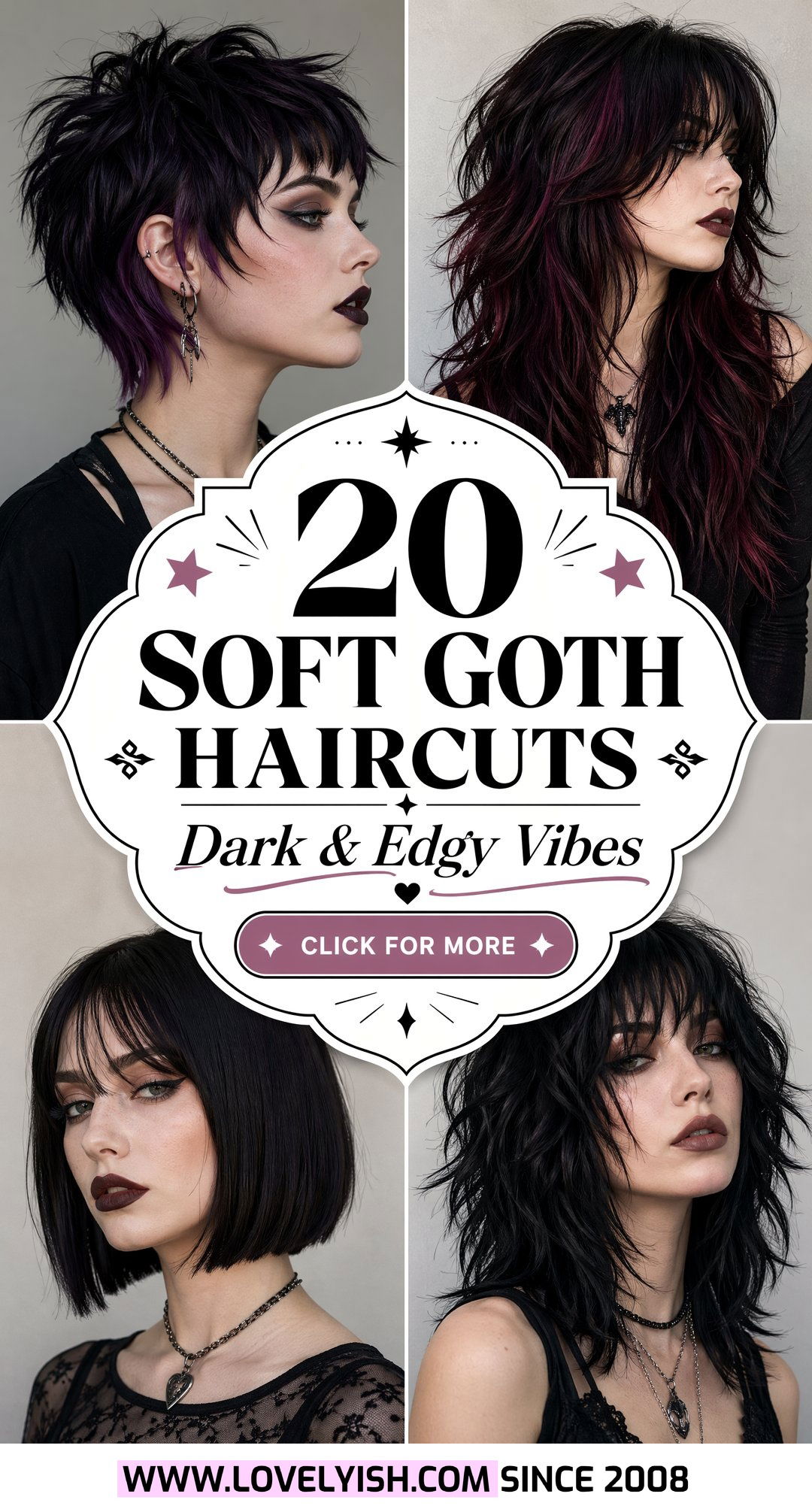 20 Striking Soft Goth Haircut Ideas for a Mysterious Vibe - 20 Striking Soft Goth Haircut Ideas for a Mysterious Vibe