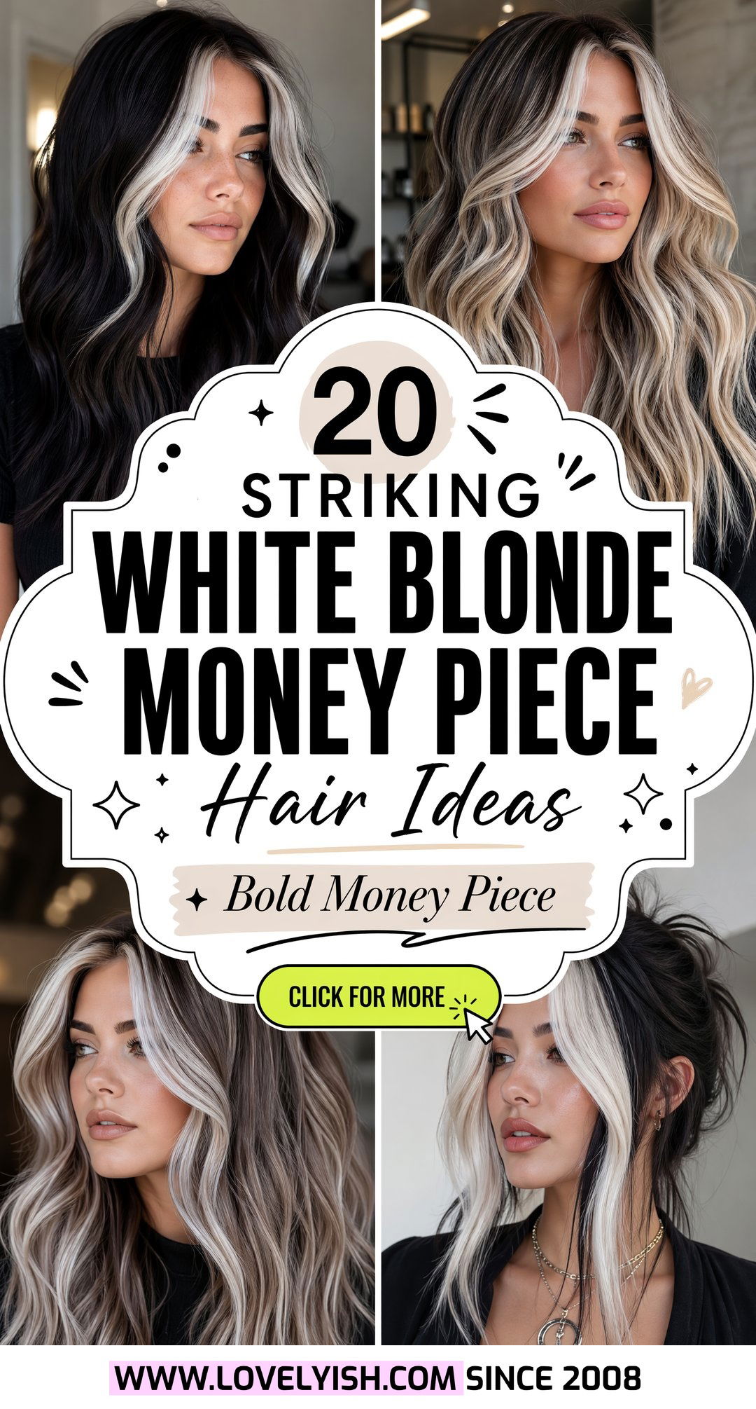 20 Striking White Blonde Money Piece Hair Ideas to Try Now - 20 Striking White Blonde Money Piece Hair Ideas to Try Now