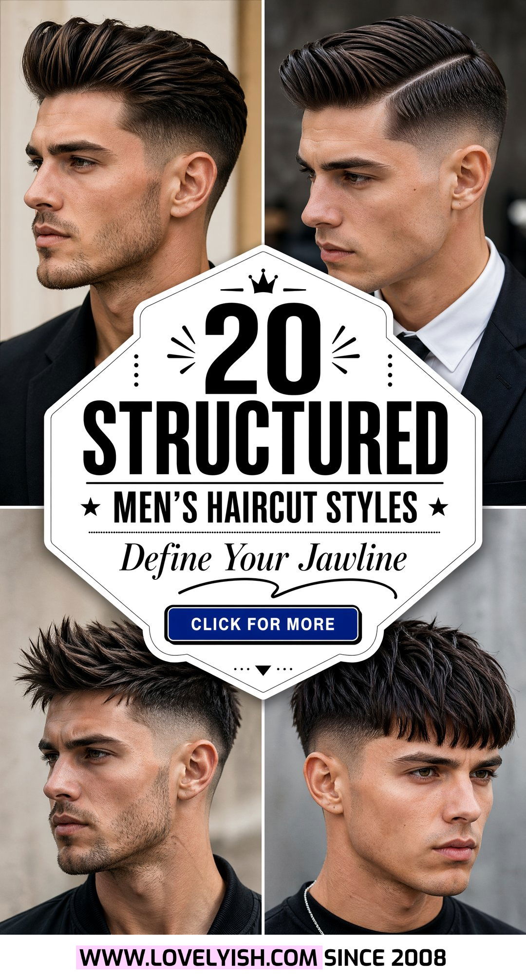 20 Structured Mens Haircut Styles for Round Face Shapes - 20 Structured Men’s Haircut Styles for Round Face Shapes