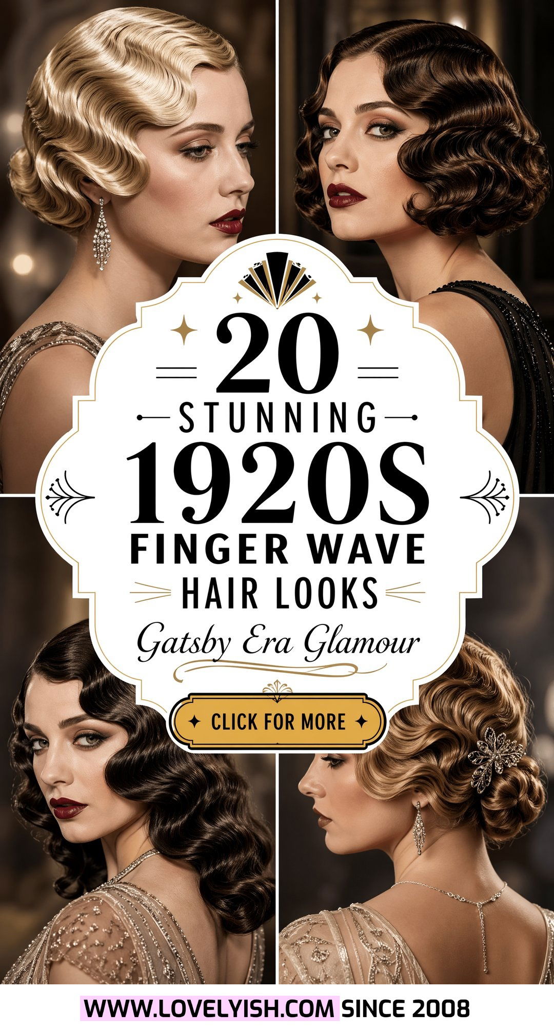 20 Stunning 1920s Finger Wave Hair Looks to Try Right Now - 20 Stunning 1920s Finger Wave Hair Looks to Try Right Now