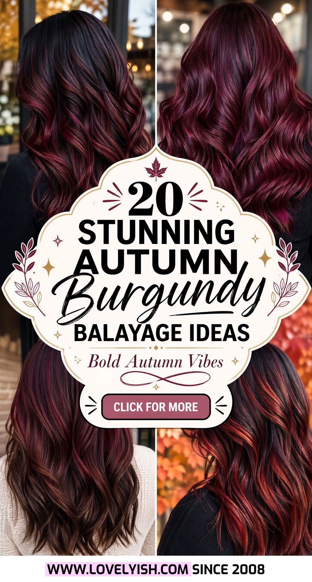 20 Stunning Autumn Burgundy Balayage Ideas for Bold Looks - 20 Stunning Autumn Burgundy Balayage Ideas for Bold Looks