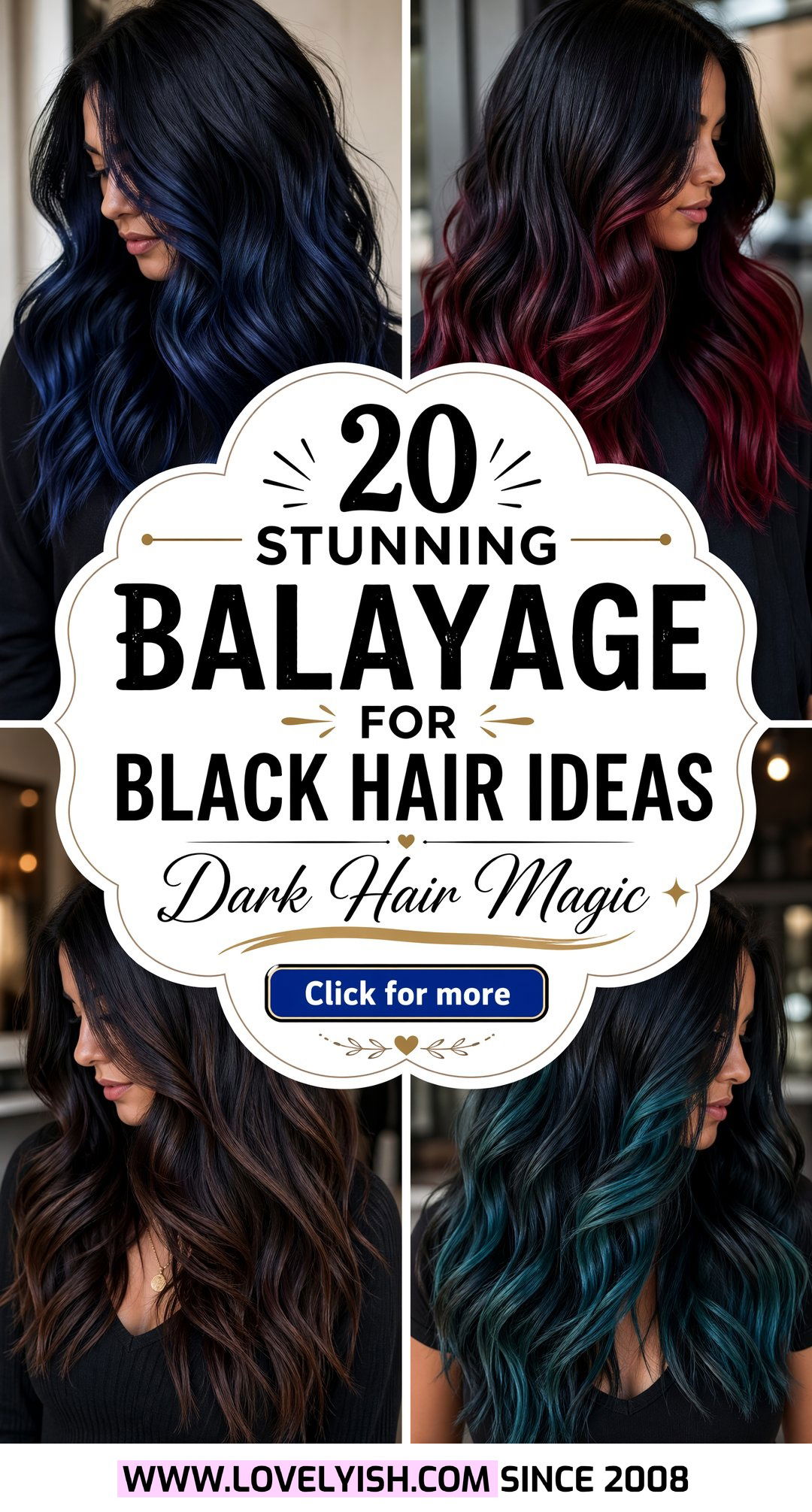 20 Stunning Balayage For Black Hair Ideas To Transform Look - 20 Stunning Balayage For Black Hair Ideas To Transform Look