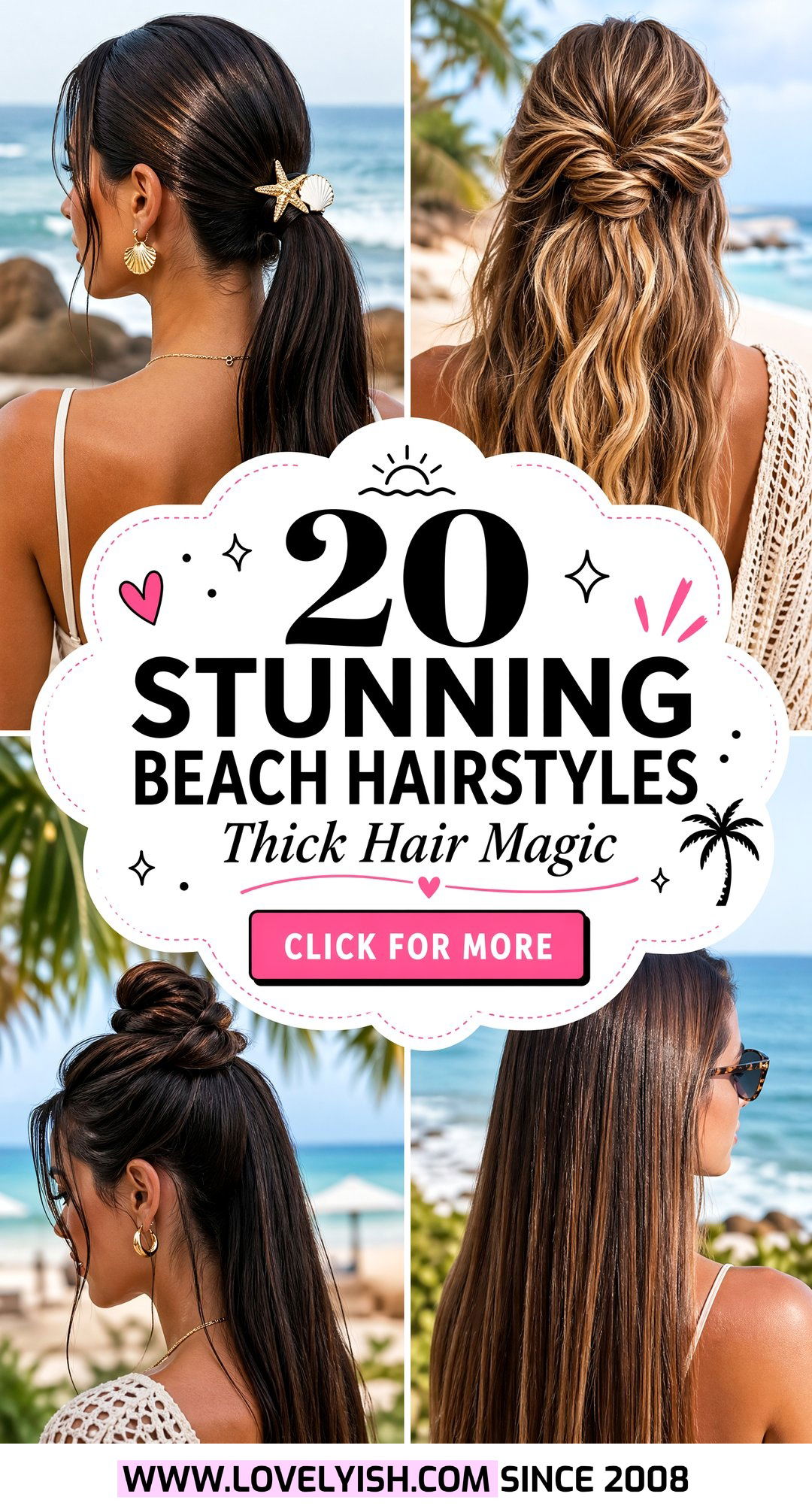 20 Stunning Beach Hairstyle for Thick Straight Hair Ideas - 20 Stunning Beach Hairstyle for Thick Straight Hair Ideas