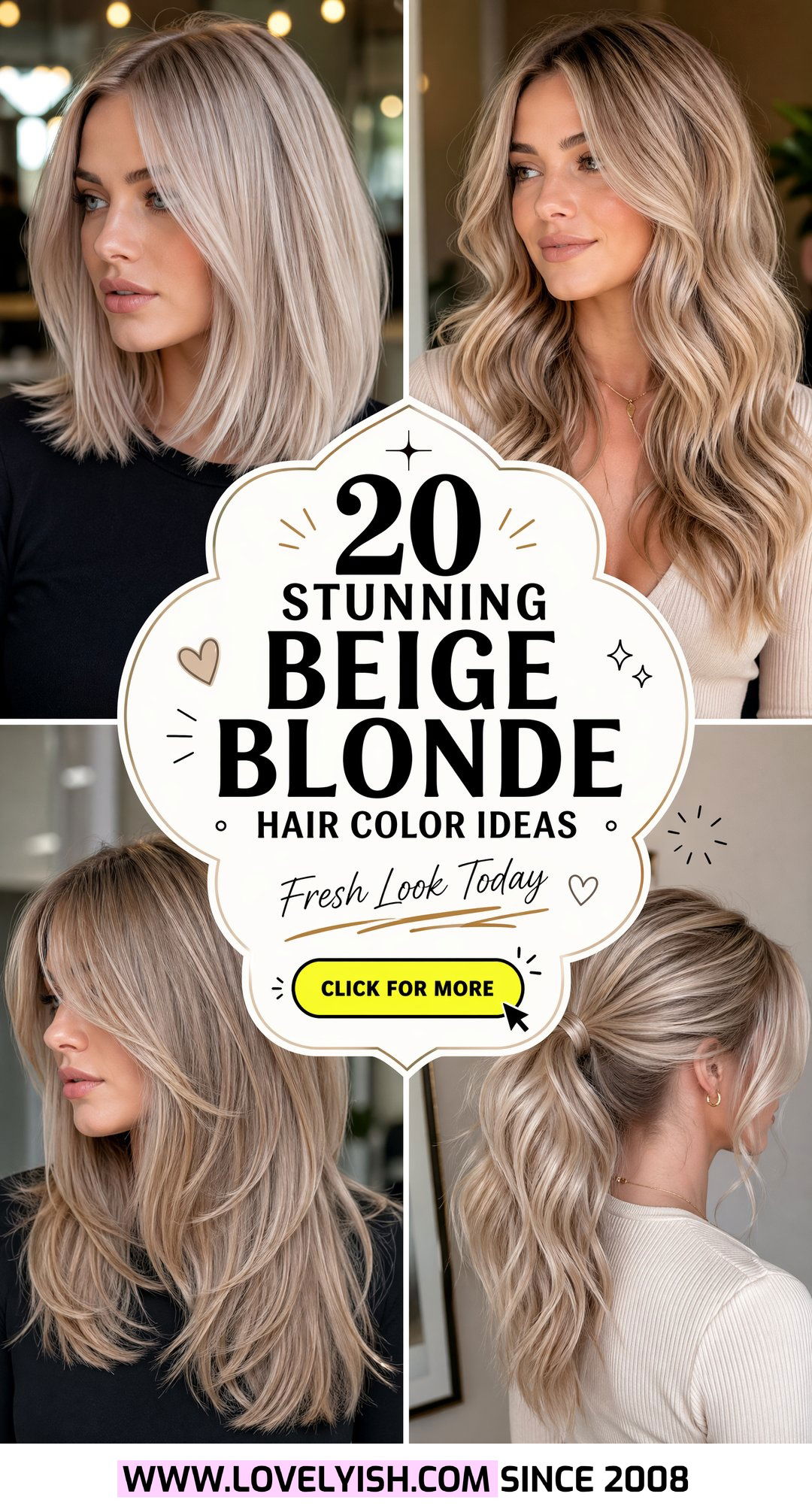 20 Stunning Beige Blonde Hair Color Ideas For A Fresh Look - 20 Stunning Beige Blonde Hair Color Ideas For A Fresh Look