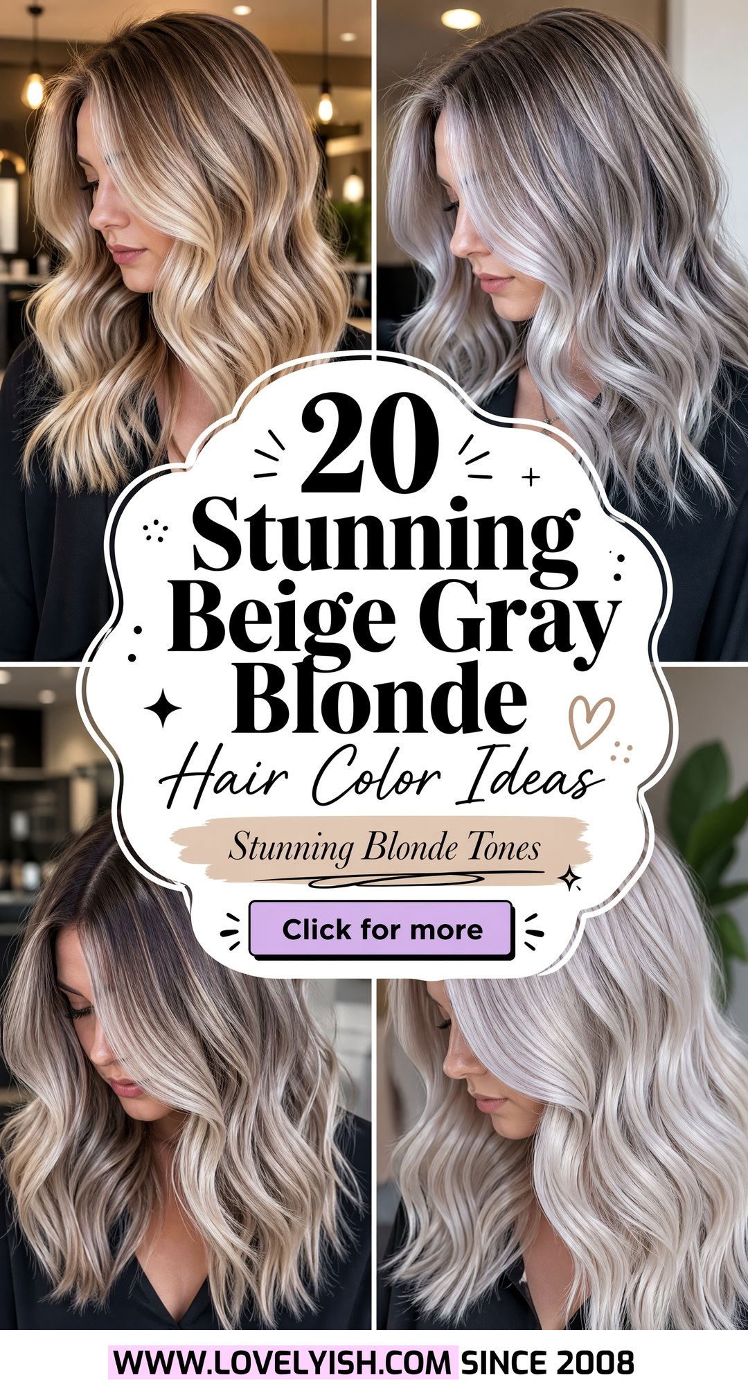 20 Stunning Beige Gray Blonde Hair Color Ideas To Try Now - 20 Stunning Beige Gray Blonde Hair Color Ideas To Try Now